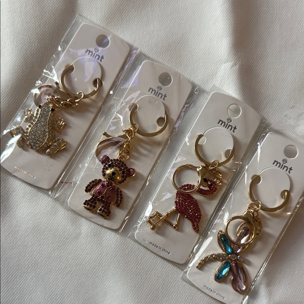Buy now  💐 4 Multicolor Keychain Collection you get all